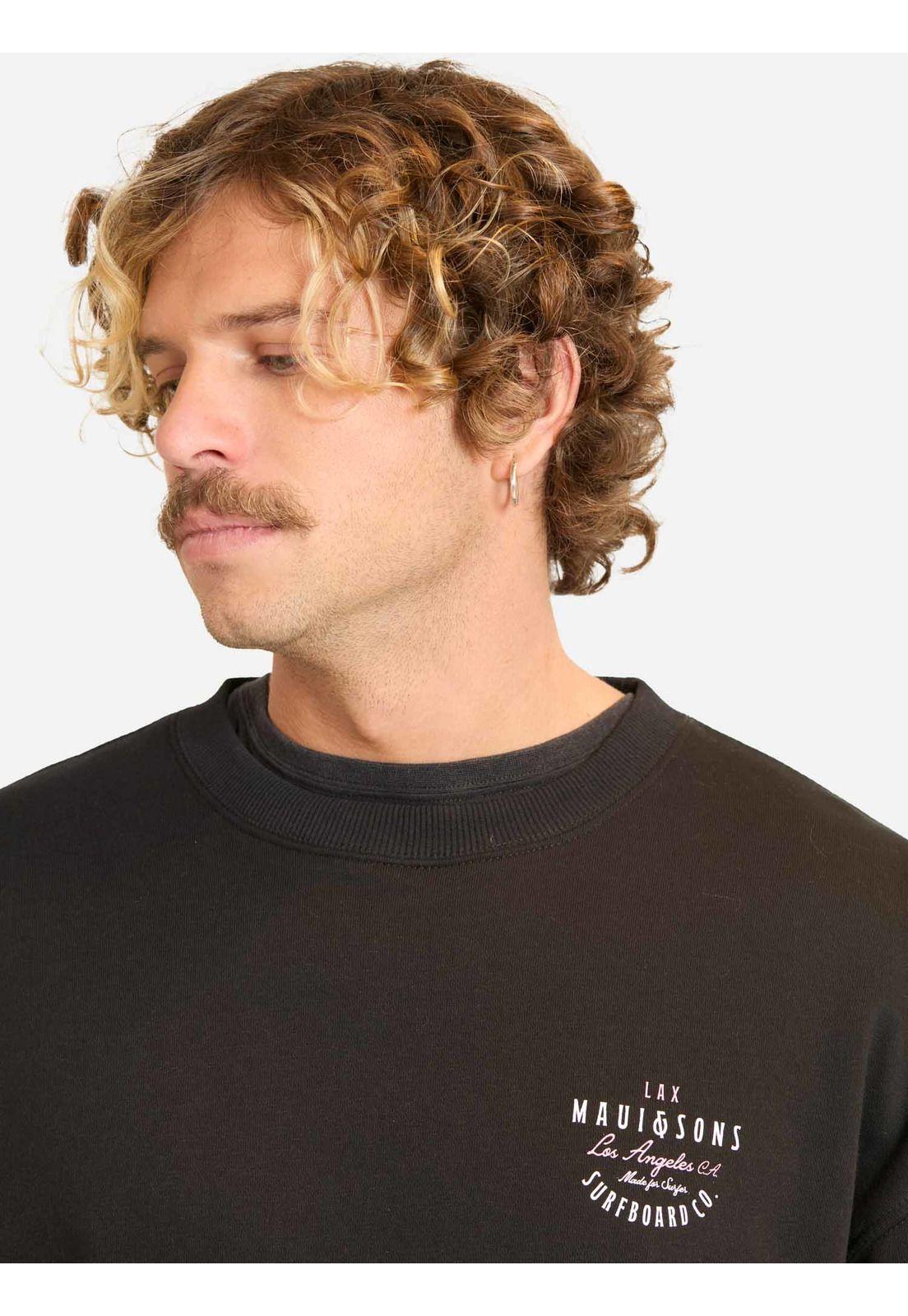 Poleron CR Sunvara Negro Hombre Maui And Sons-2