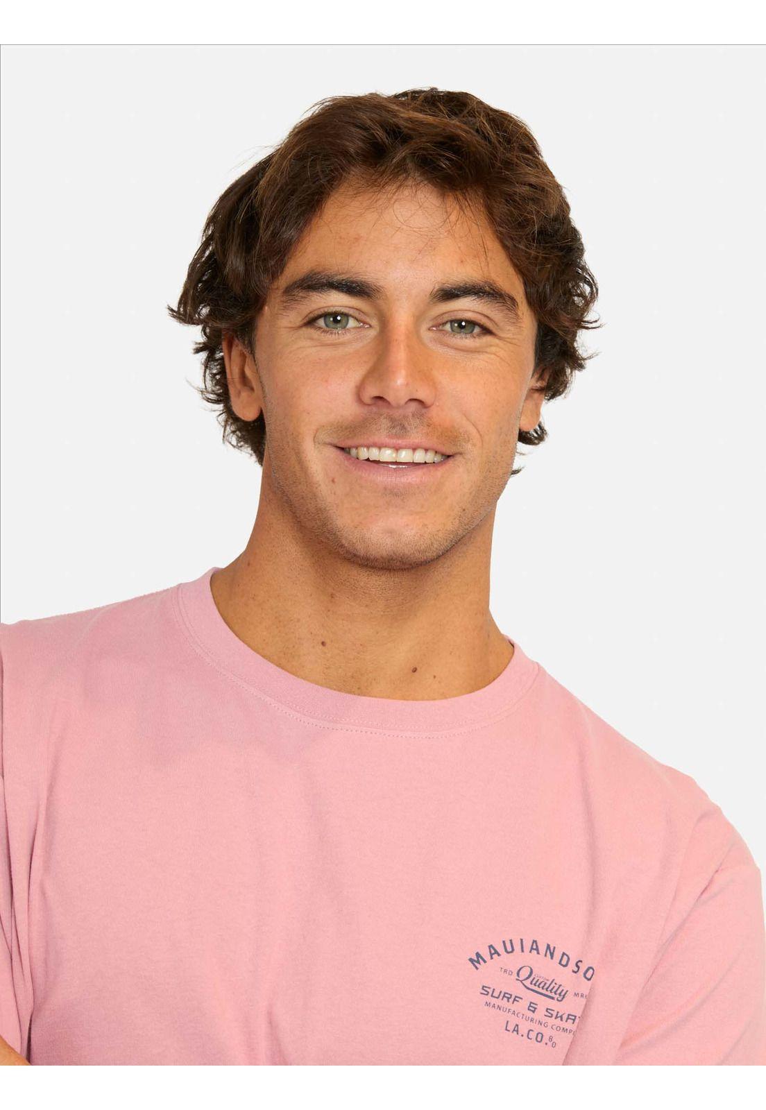 Polera MC Fema Rosado Hombre Maui And Sons-2