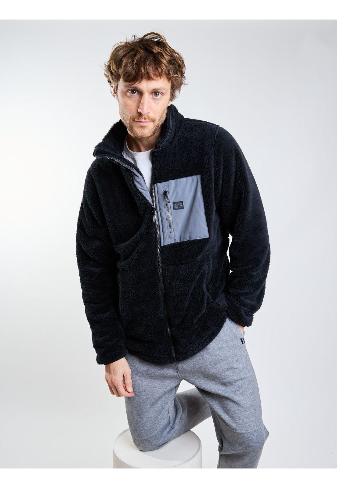 Poleron Chiporro Taskforce Negro Hombre Maui And Sons-6