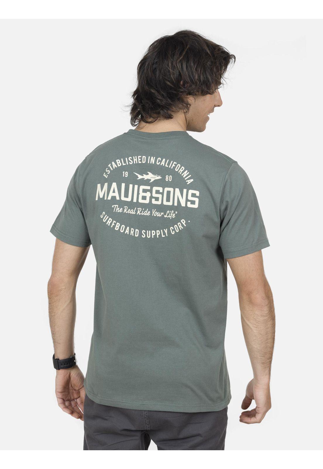 Polera Hombre Verde 5P995-MV22 Maui And Sons-1