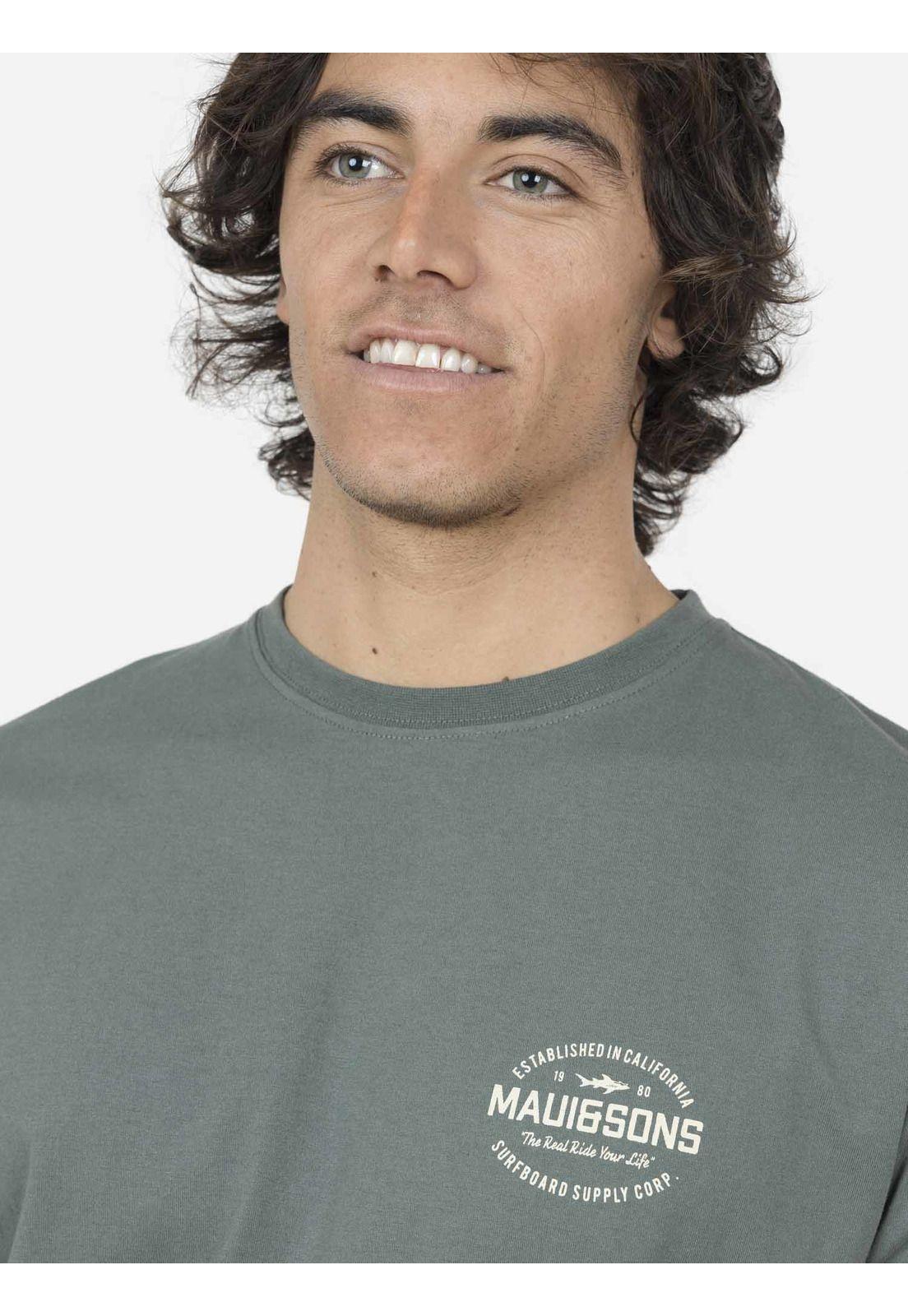 Polera Hombre Verde 5P995-MV22 Maui And Sons-2