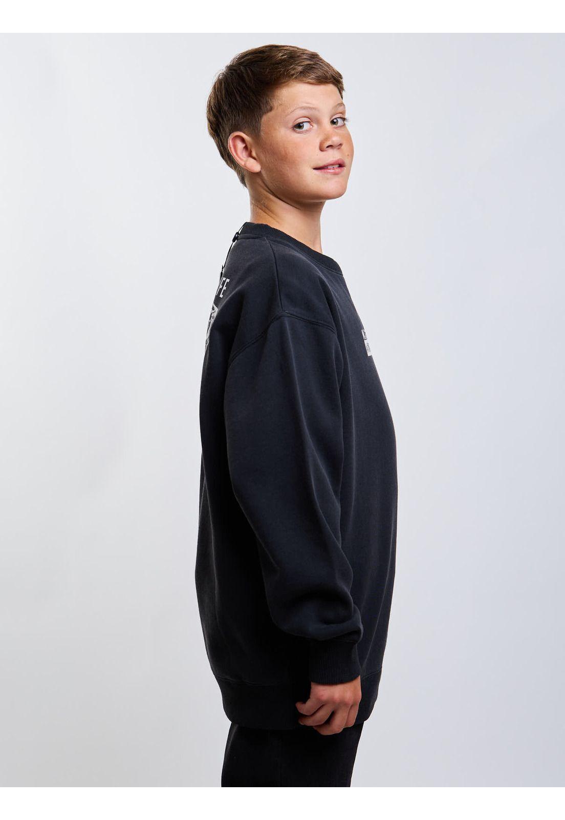 Poleron CR Roamer Negro Infantil Maui And Sons-2