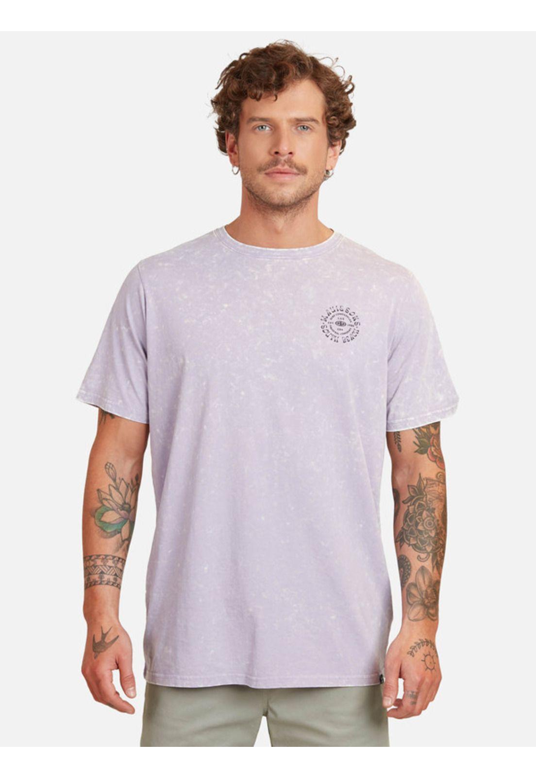 Polera South Beach Tee Hombre Morado Maui And Sons-0