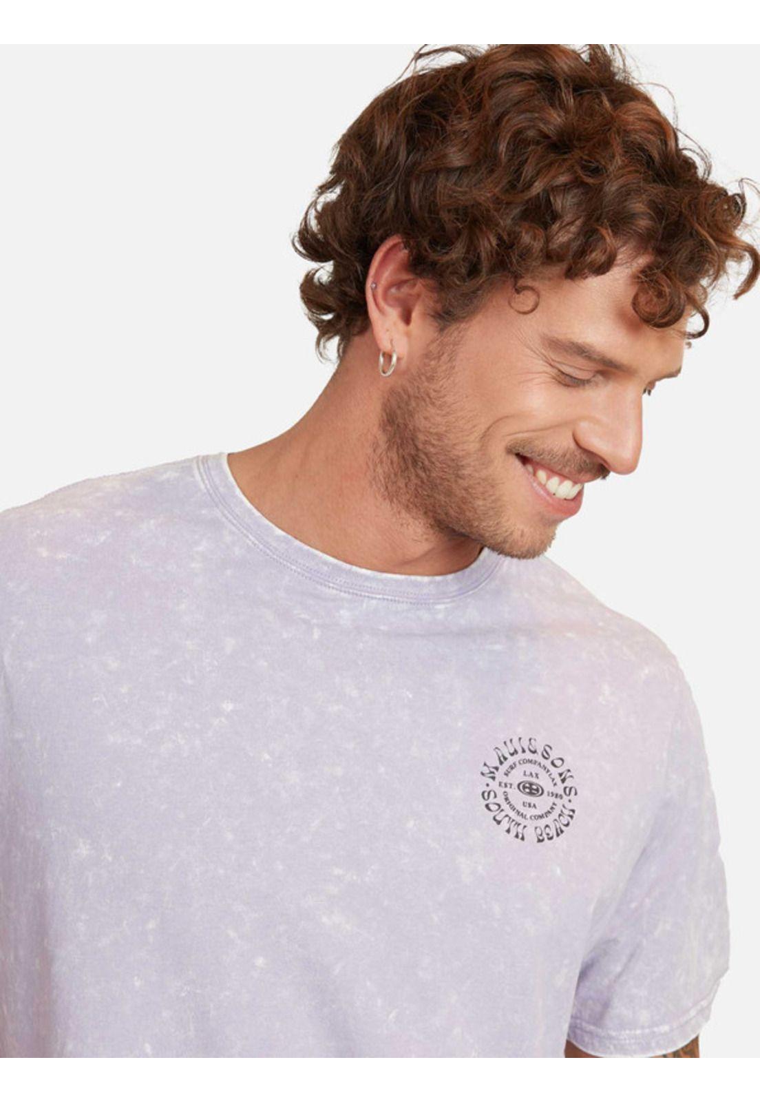 Polera South Beach Tee Hombre Morado Maui And Sons-2