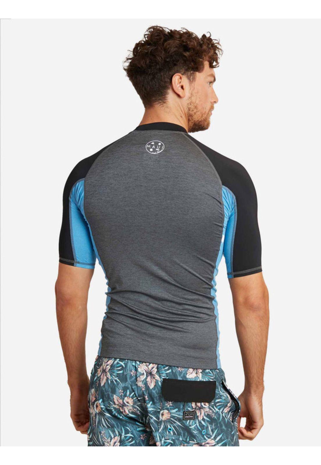 Polera UVP SunWave Shield Gris Hombre Maui and sons-1