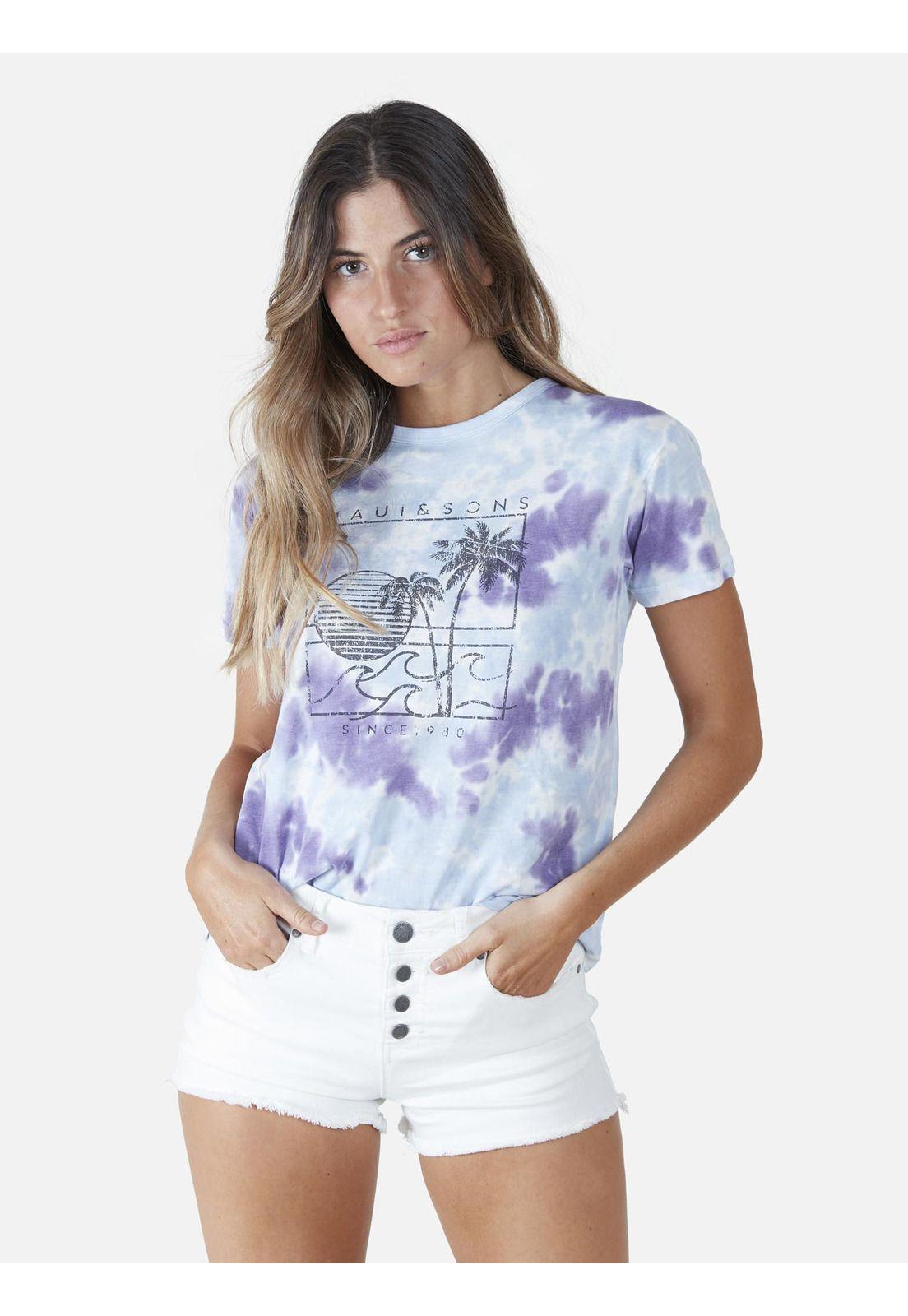 Polera  Mujer Morado 5P618-WV22 Maui And Sons-0