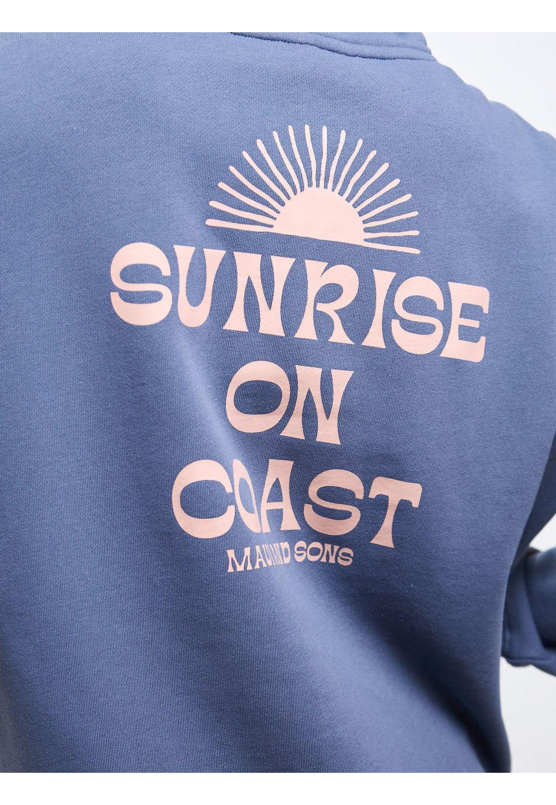 Poleron Canguro Maldivas Celeste Mujer Maui And Sons-6