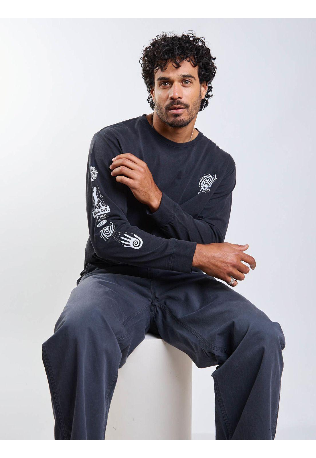 Polera ML Marex Negro Hombre Maui And Sons-5