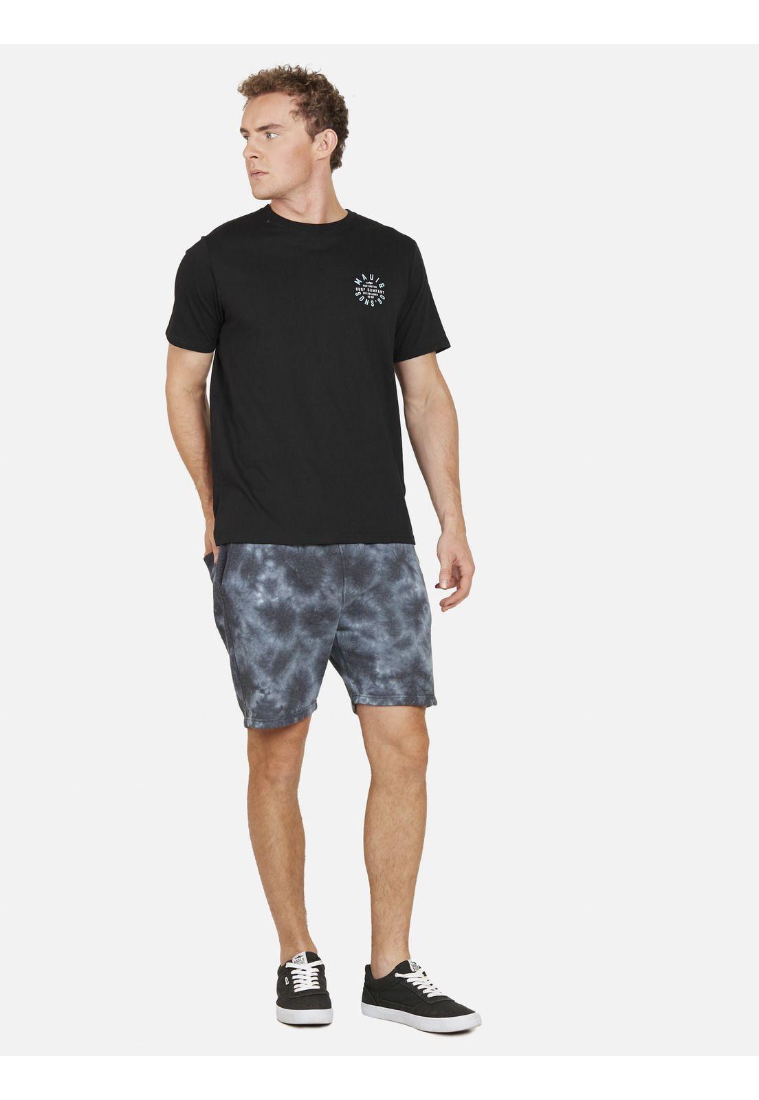 Polera RETRO STAMP Hombre Negro Maui and Sons-3