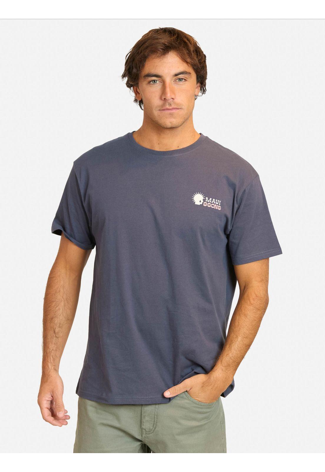 Polera MC Bafin Azul Hombre Maui And Sons-0