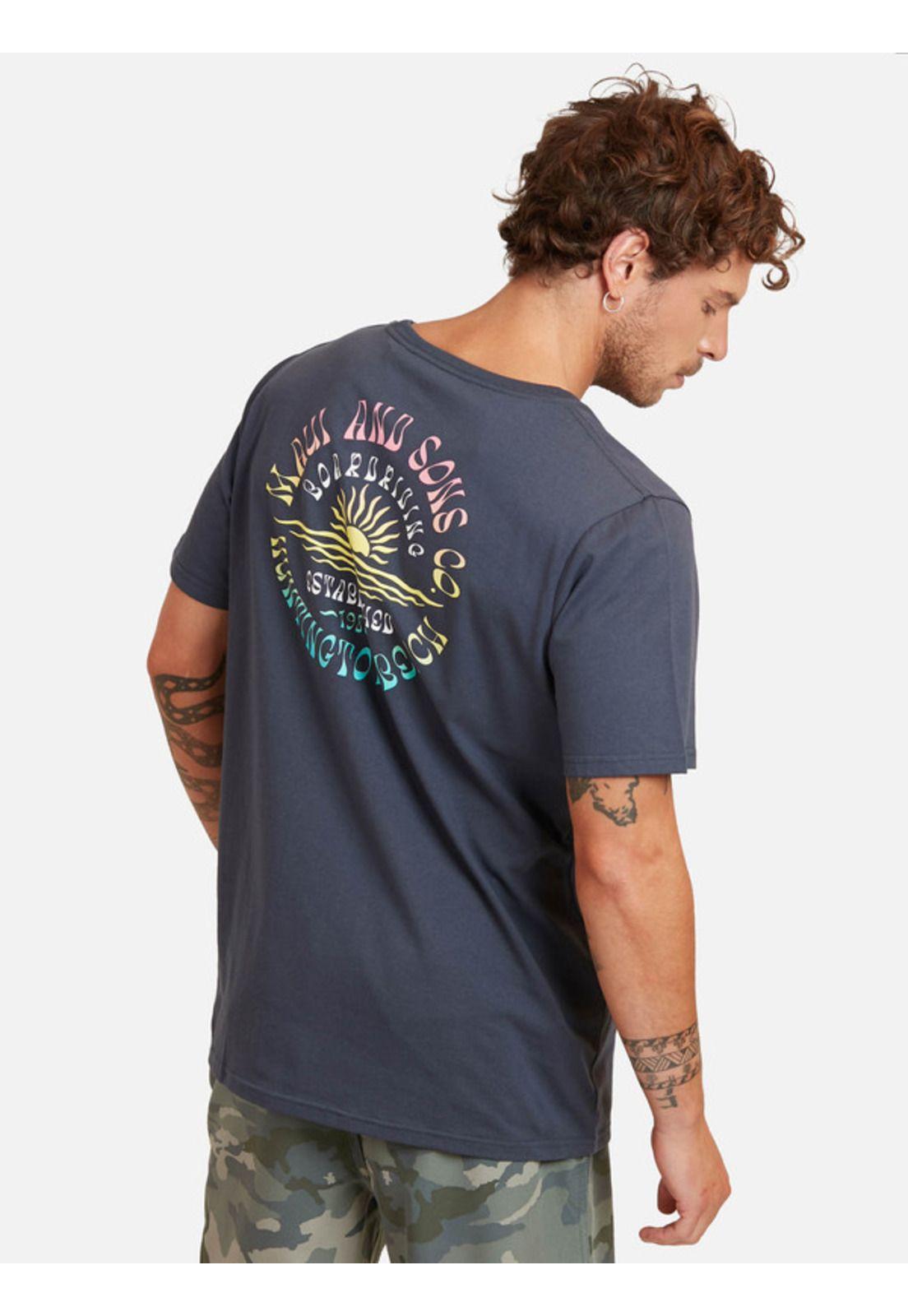 Polera Surfer Hombre Azul Maui And Sons-1