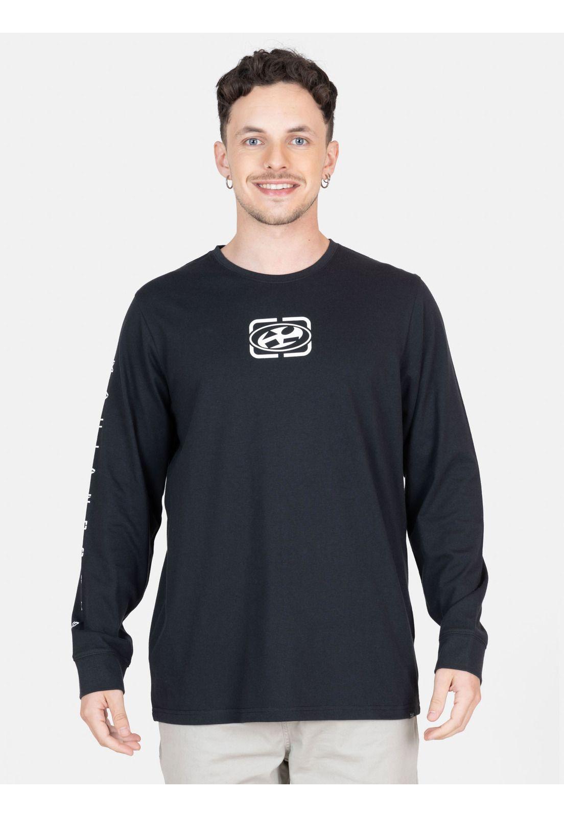 Polera ML Sunset Swell Negro Hombre Maui And Sons-0