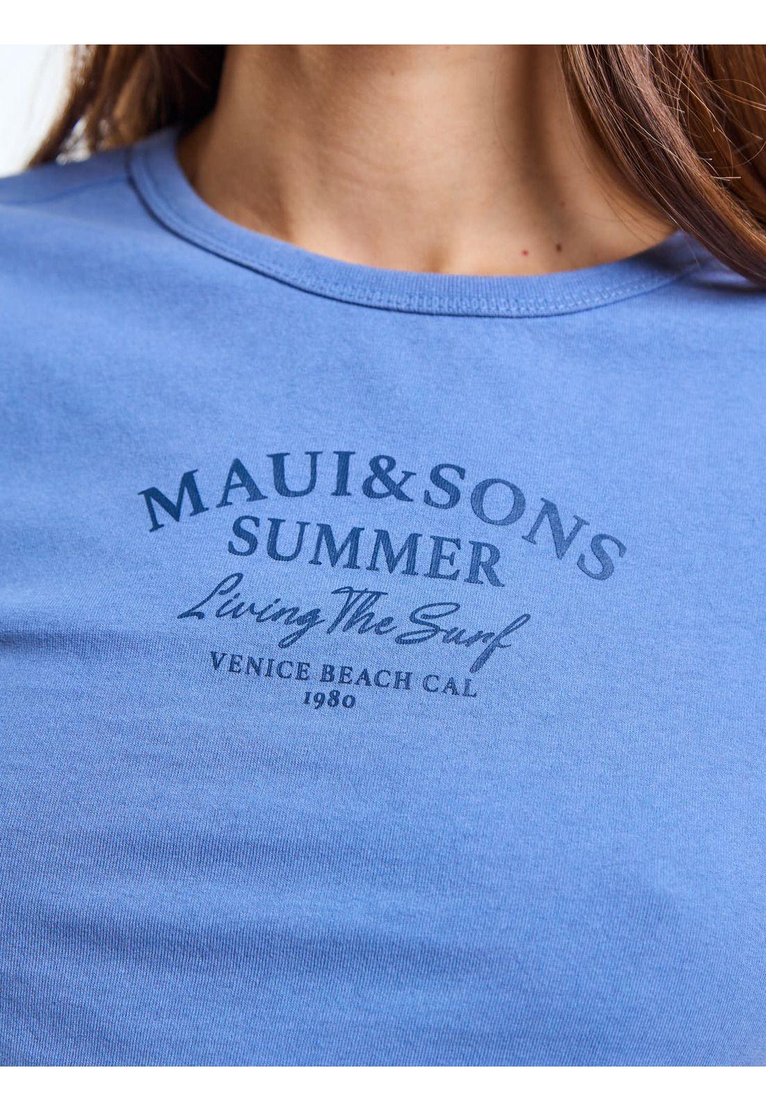 Polera MC Cala Azul Mujer Maui and Sons-4
