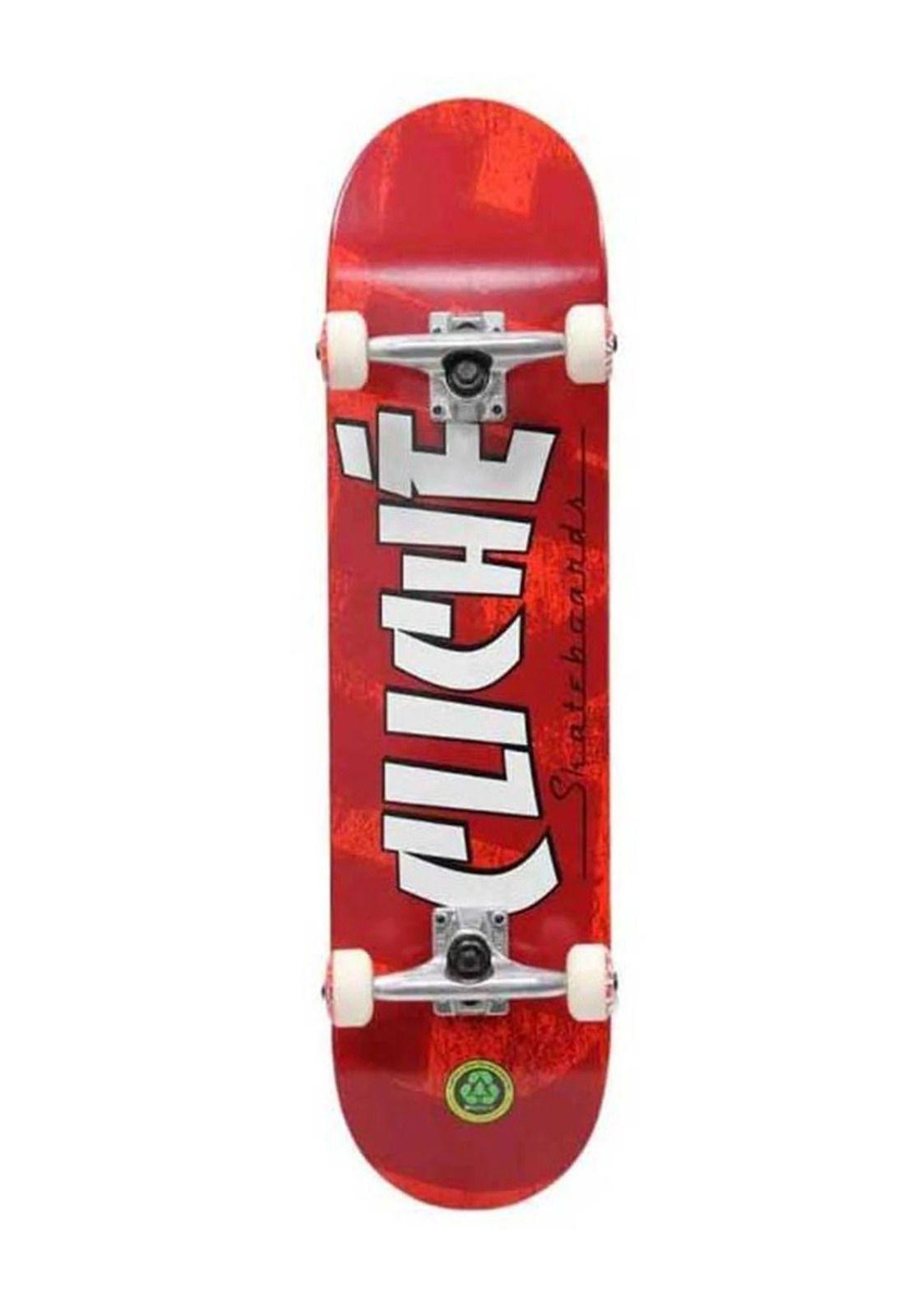 Skate Armado Unisex Banco Rojo Cliche-0
