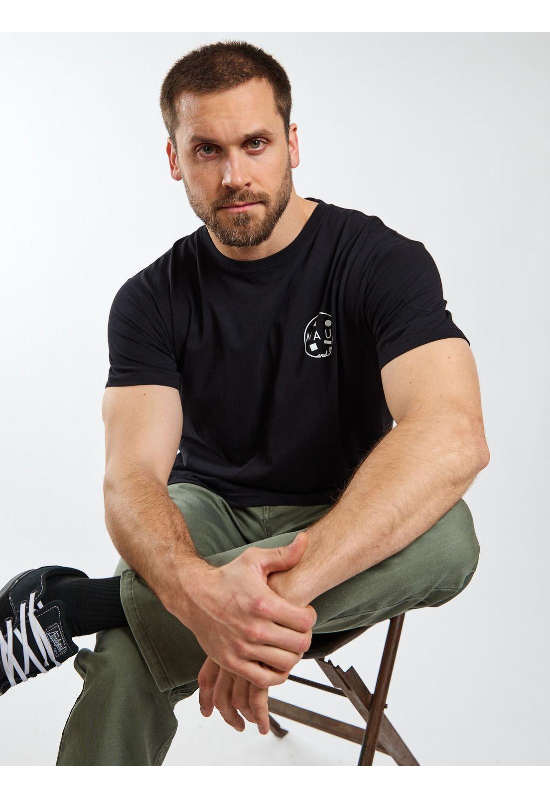 Polera MC Palms Negro Hombre Maui and Sons-7