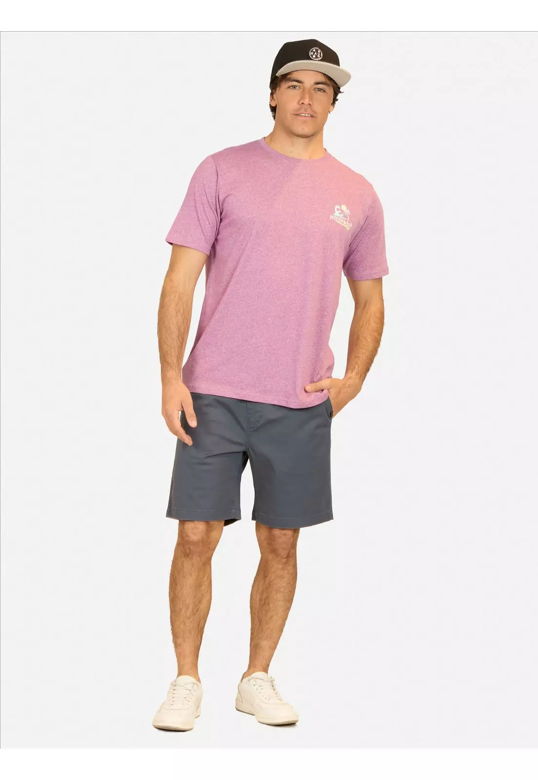 Polera MC Maui Beach Burdeo Hombre Maui And Sons-2