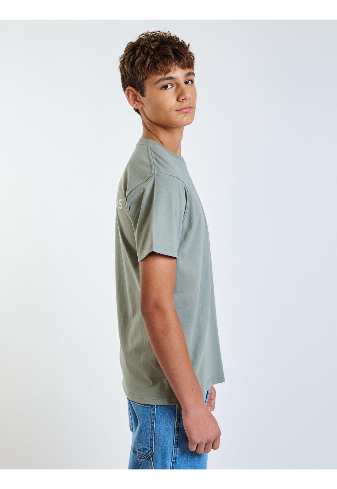 Polera MC Wild Verde Infantil Maui and Sons-2
