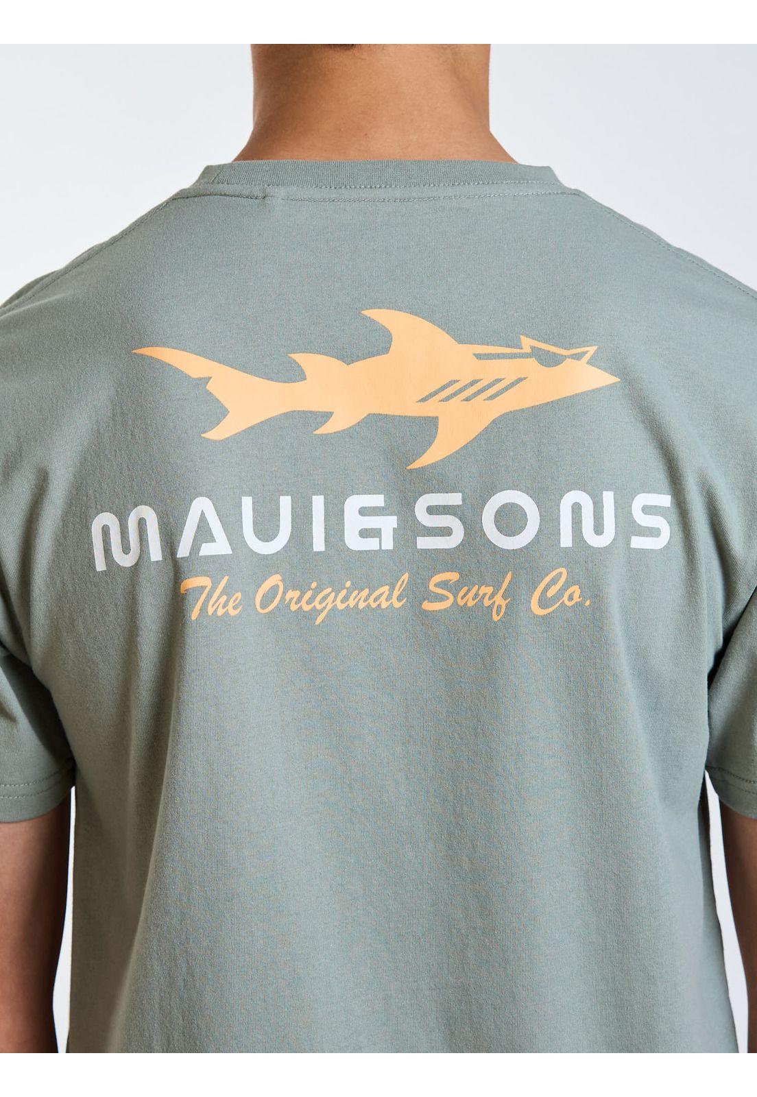 Polera MC Wild Verde Infantil Maui and Sons-3