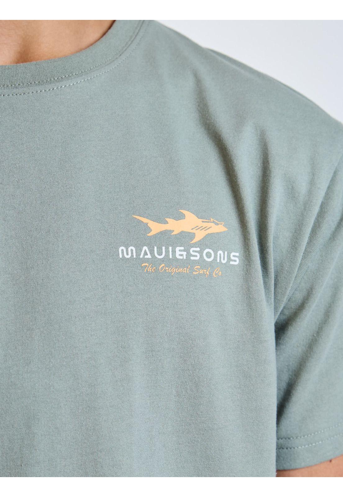 Polera MC Wild Verde Infantil Maui and Sons-5
