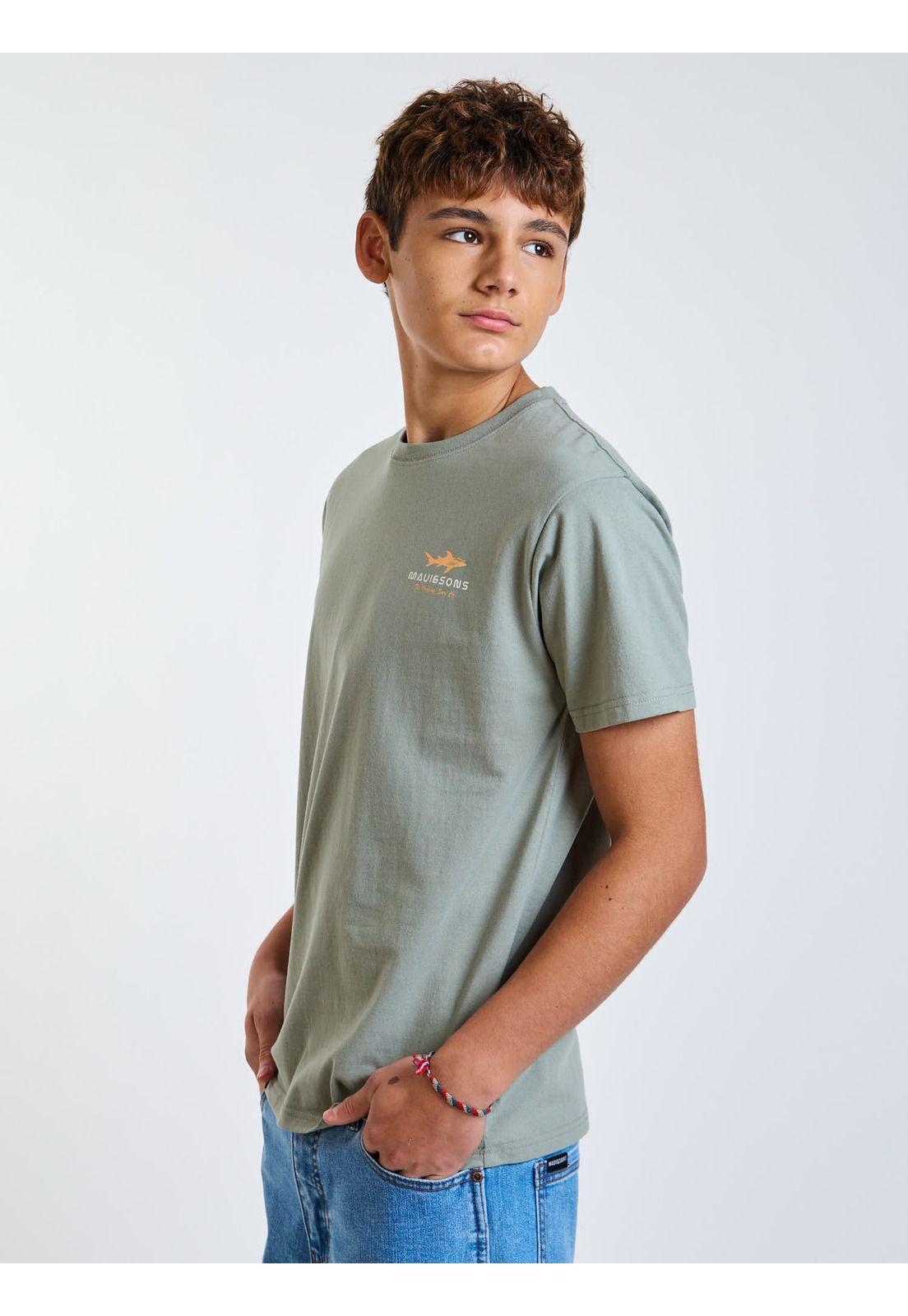 Polera MC Wild Verde Infantil Maui and Sons-6