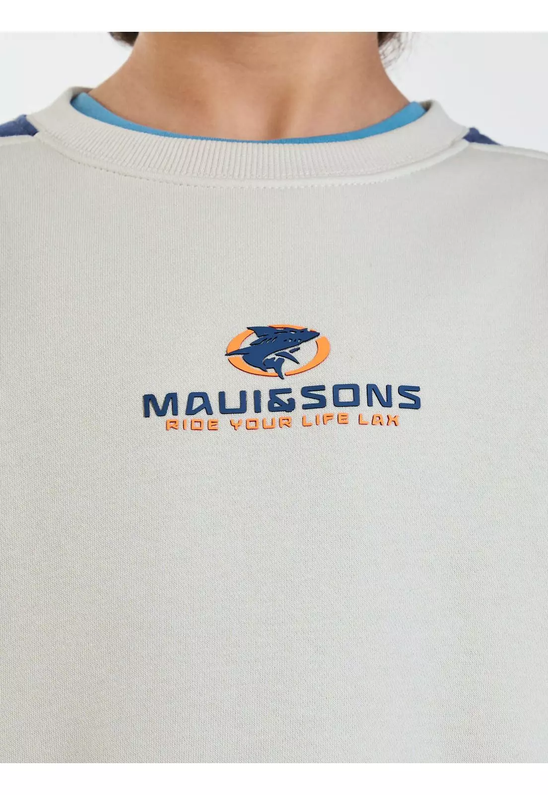 Poleron CR Spirit Beige Infantil Maui and Sons-4