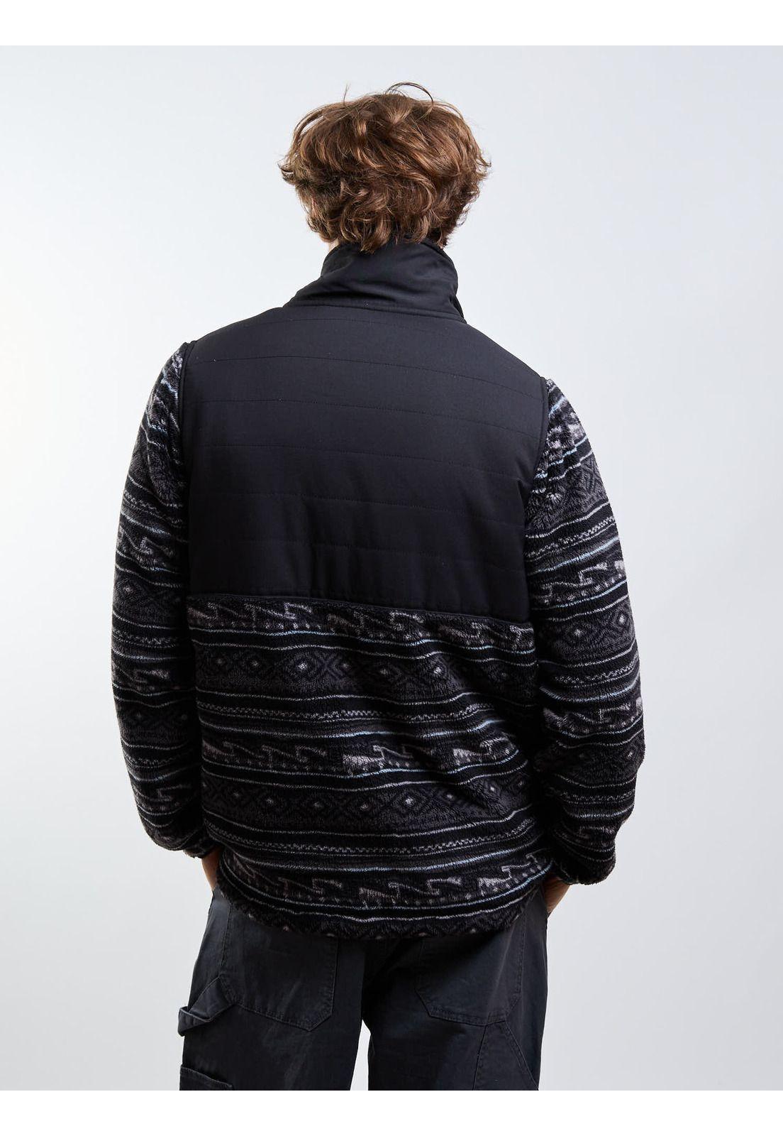 Poleron Chiporro Black Awuay Multicolor Hombre Maui And Sons-1