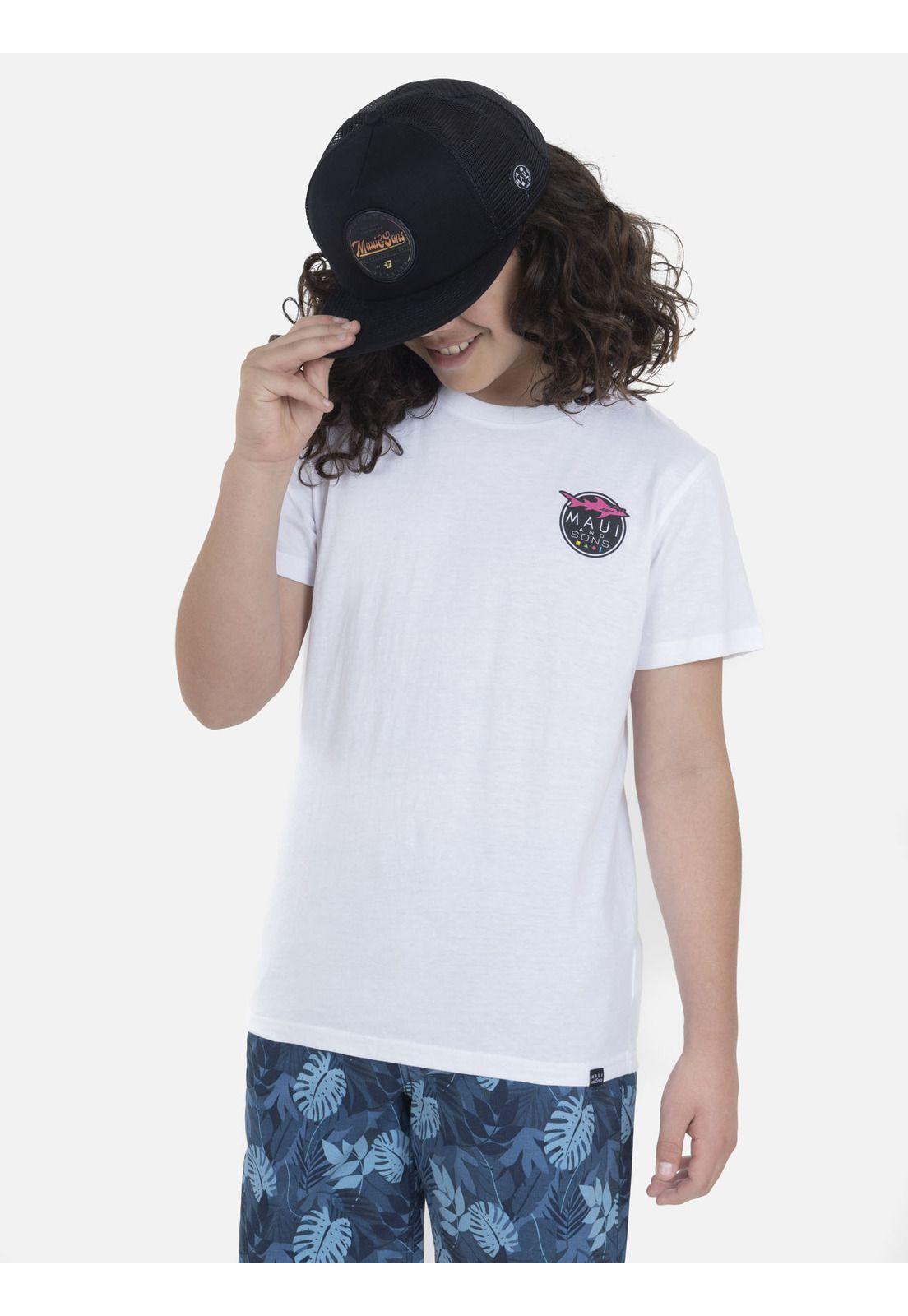 Pack Polera Jockey Juvenil Blanco 5AV1225-MV22 Maui And Sons-0