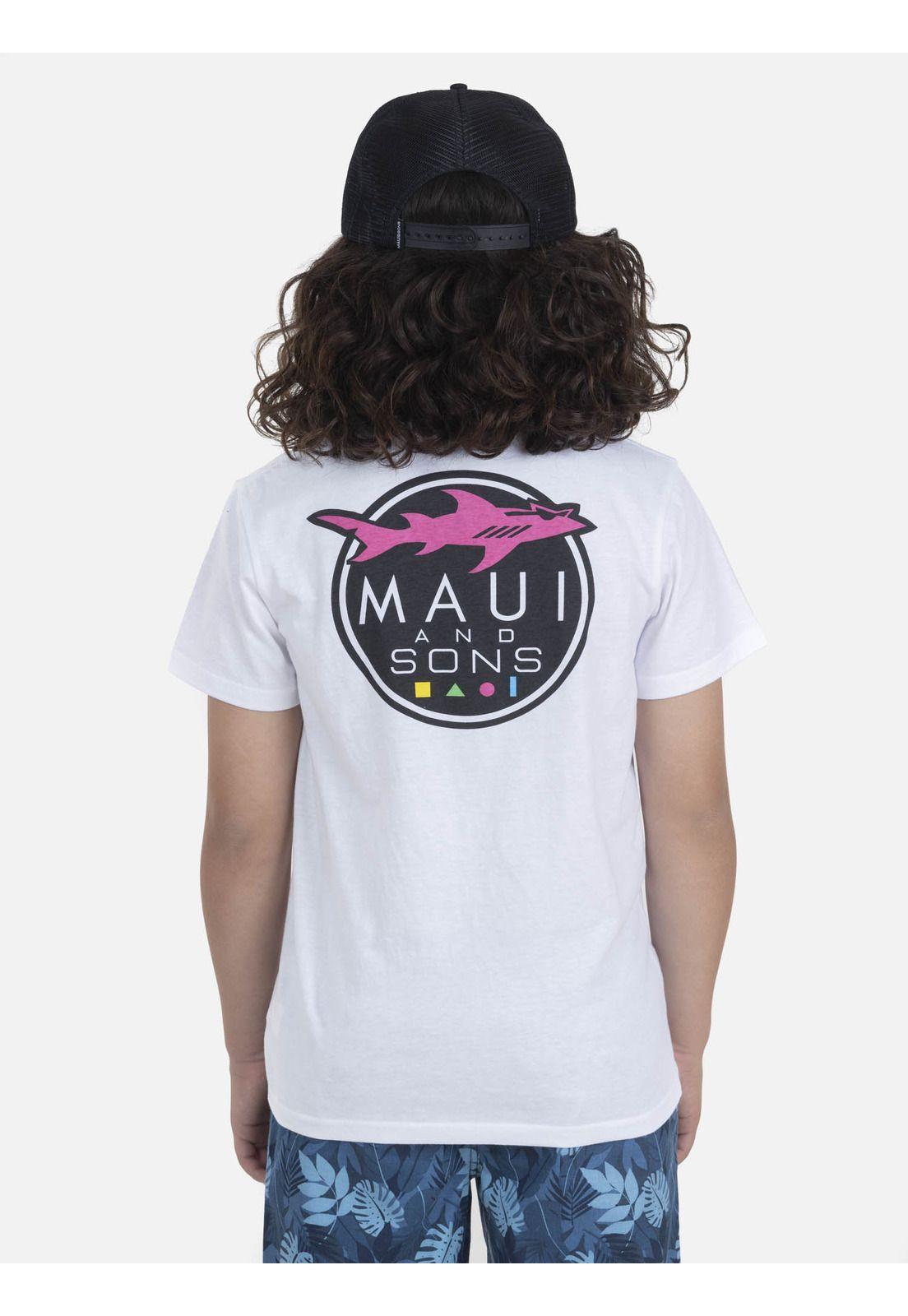 Pack Polera Jockey Juvenil Blanco 5AV1225-MV22 Maui And Sons-1