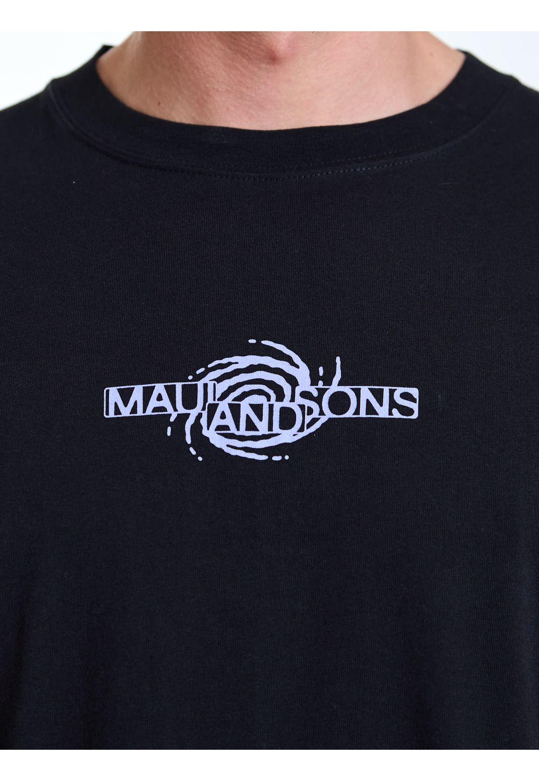 Polera MC Oversize Island Celeste Hombre Maui and Sons-5