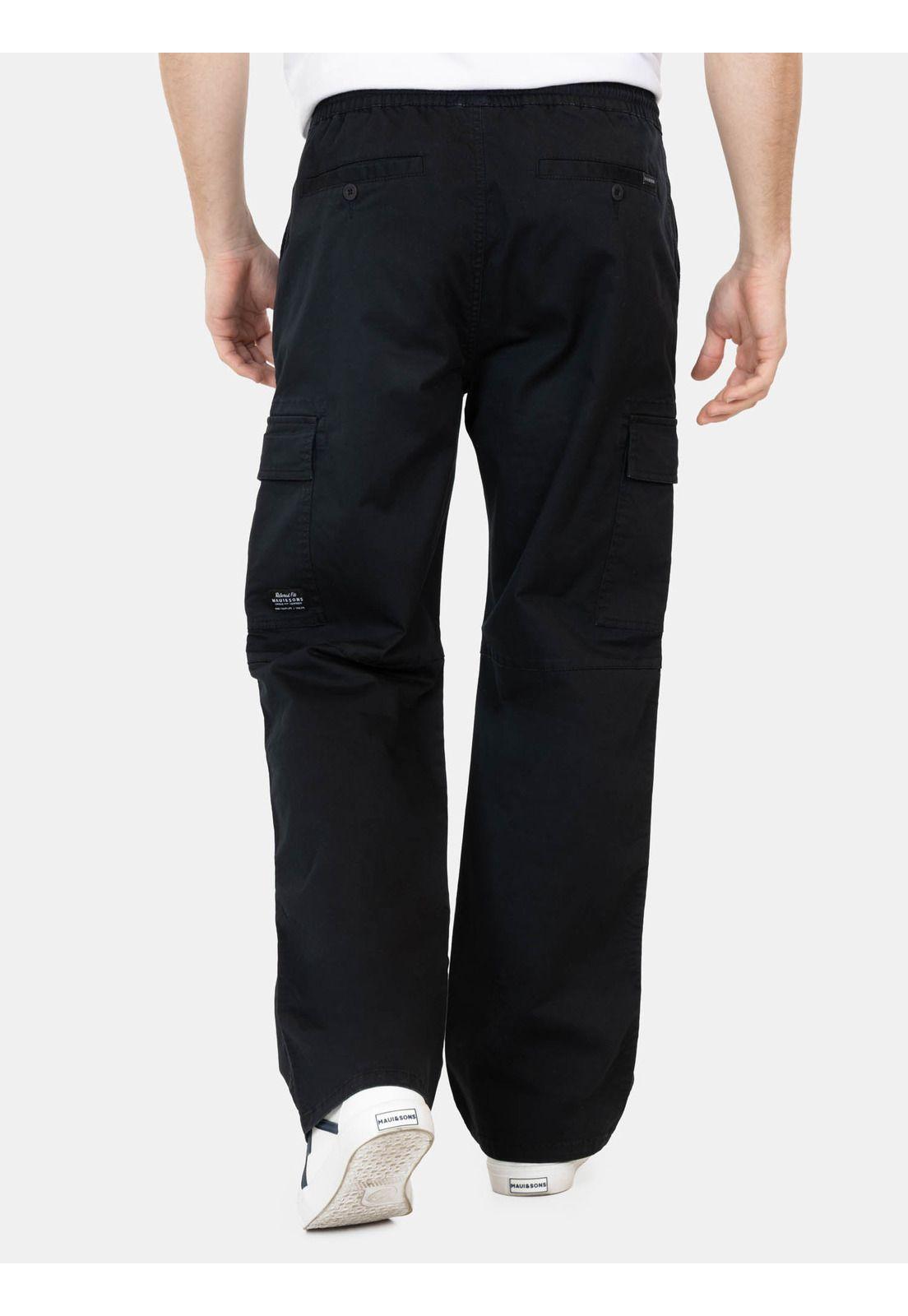 Pantalón Jogger Olani Negro Hombre Maui And Sons-2