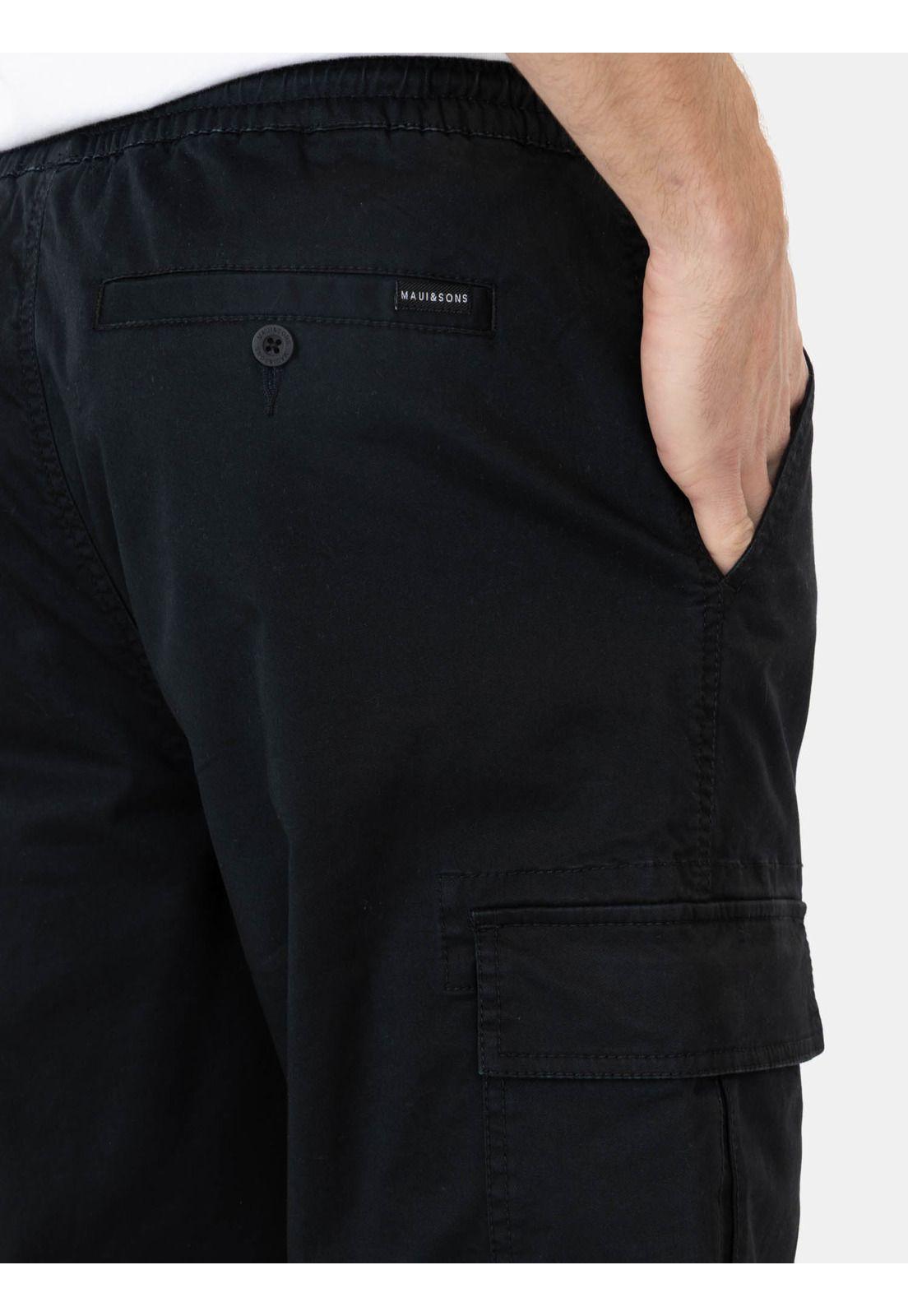 Pantalón Jogger Olani Negro Hombre Maui And Sons-3