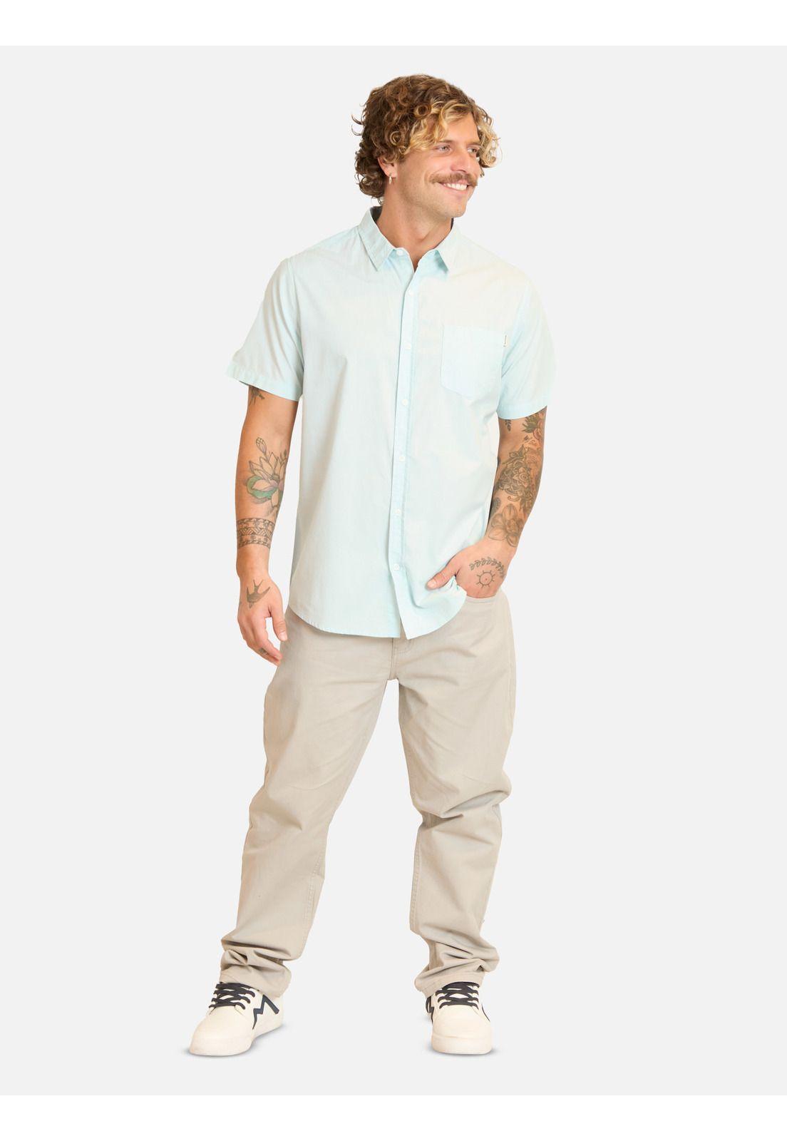 Camisa MC Teora Verde Hombre Maui And Sons-3