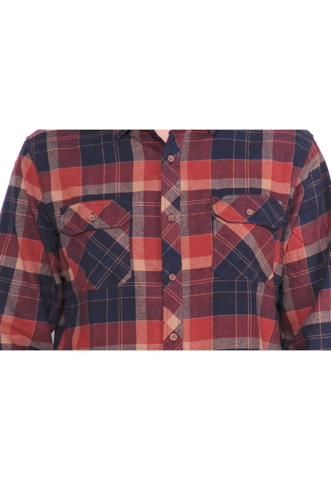 Camisa M/L Hombre 5C107-MI18 Azul Maui and Sons-2