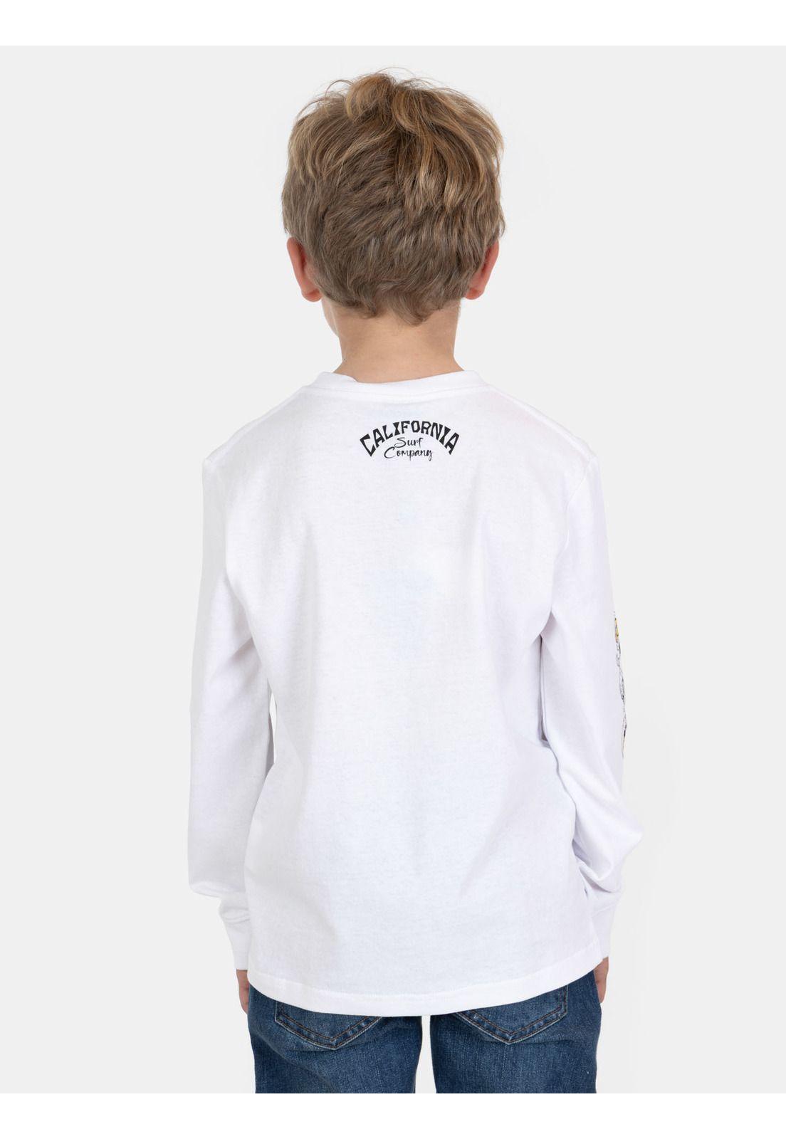 Polera ML Zafiro Blanco Infantil Maui And Sons-1