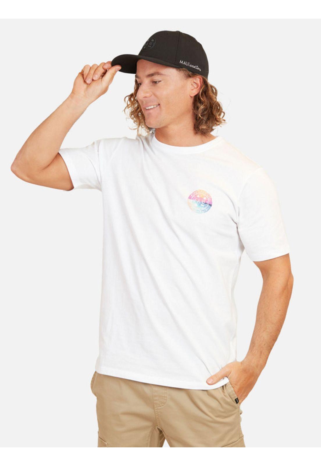Polera Ride Your Life Tees Organic Hombre Blanco Maui And Sons-0