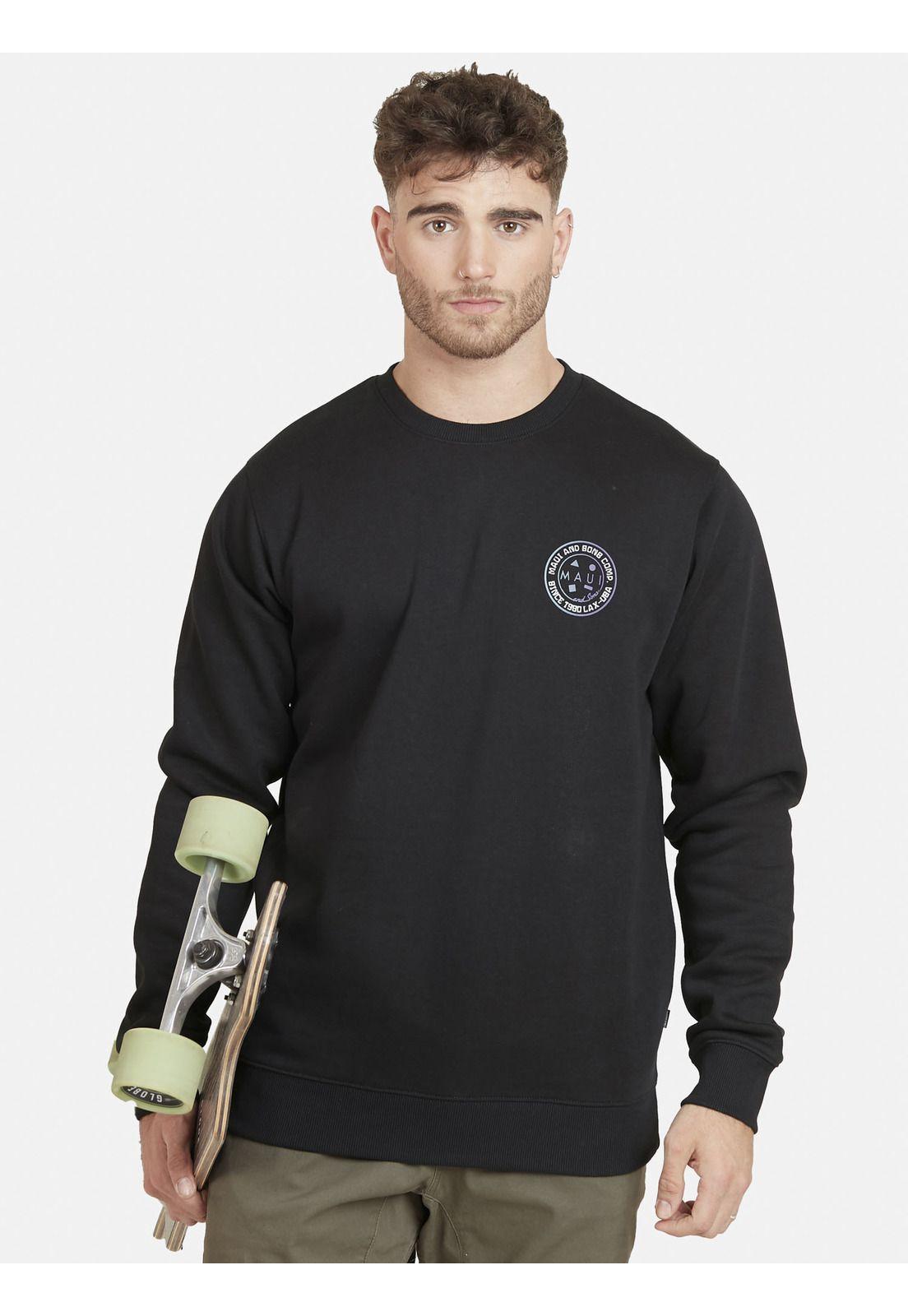 Poleron SINCE 198 LAX Hombre Negro Maui and Sons-0