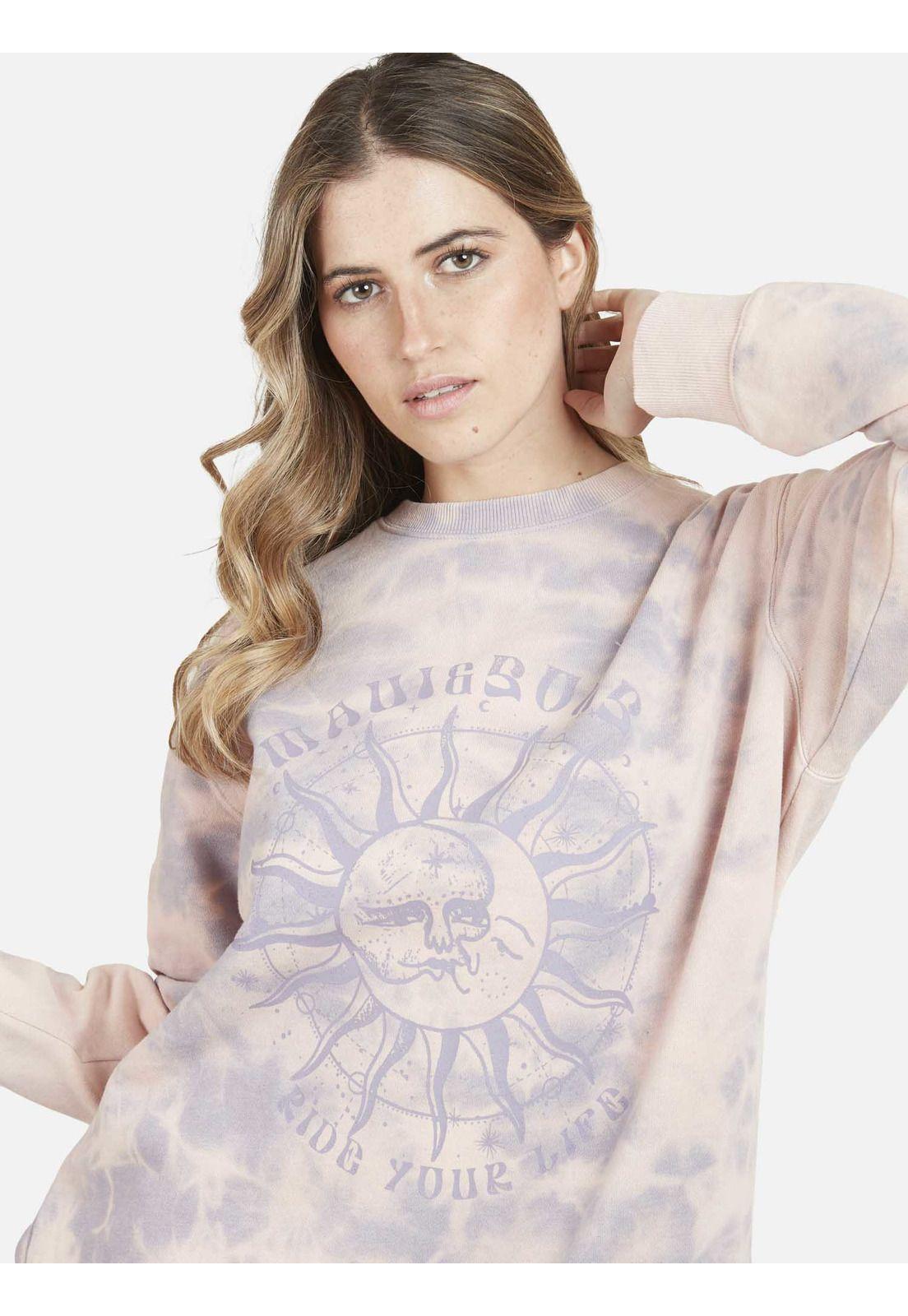 Poleron CREW COSMIC SUN Mujer Multicolor Maui and Sons-2
