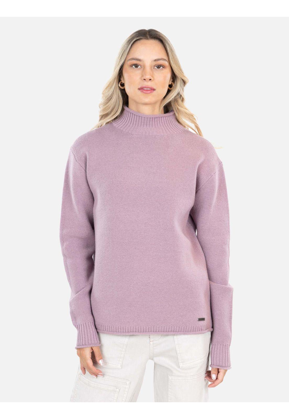 Sweater Tikiya Morado Mujer Maui And Sons-0