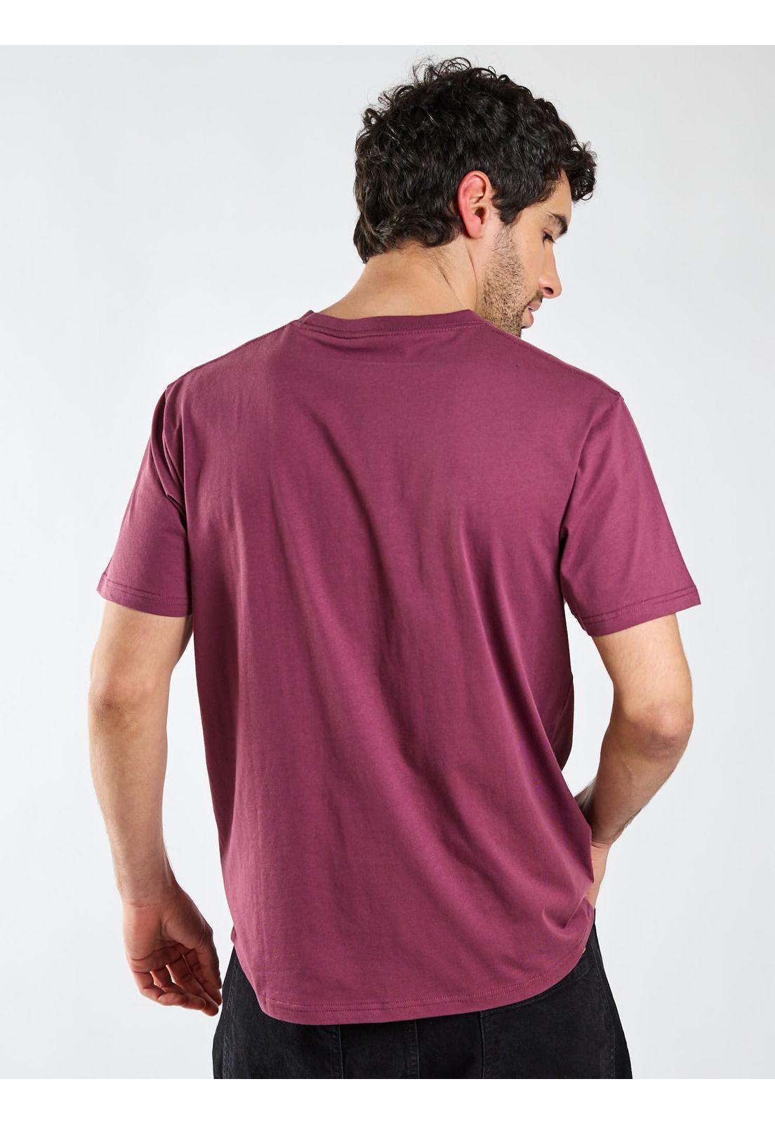 Polera MC Stone Blanks Burdeo Hombre Volcom-1