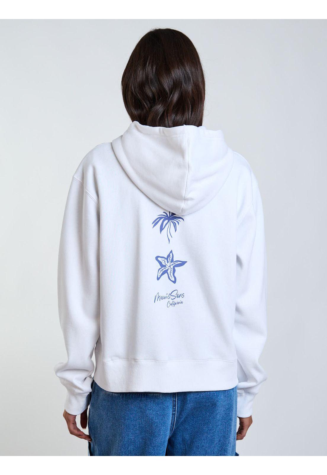 Poleron FZ Eira Blanco Mujer Maui and Sons-1