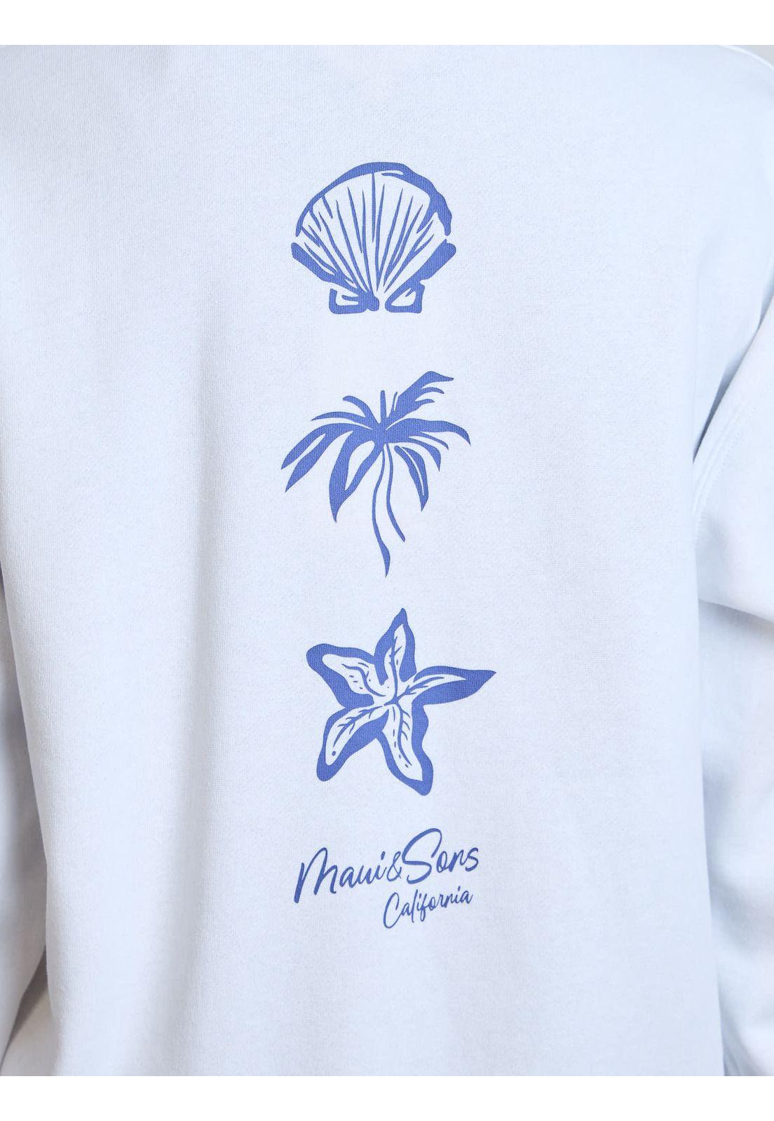 Poleron FZ Eira Blanco Mujer Maui and Sons-3