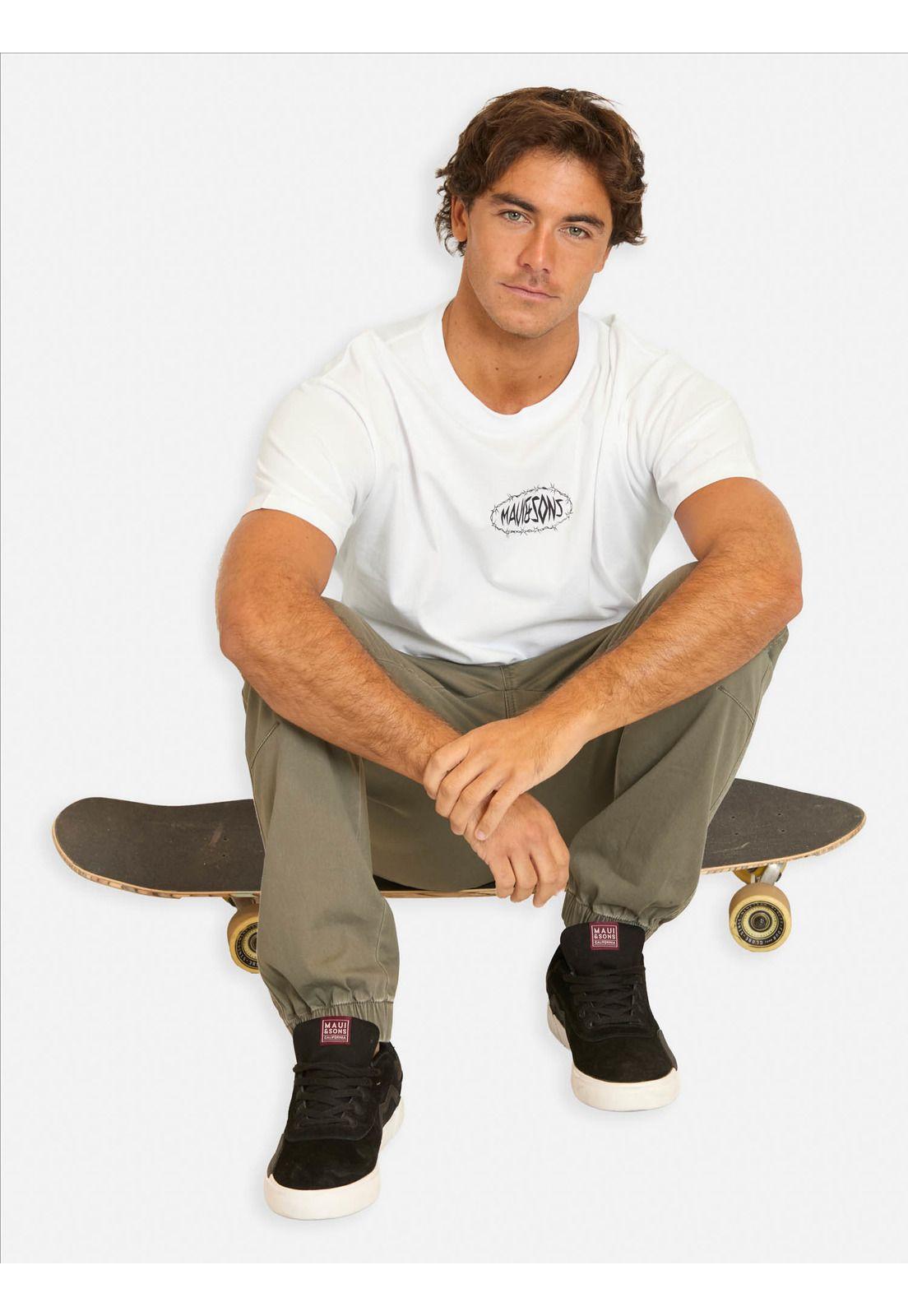 Polera MC Feneyo Blanco Hombre Maui And Sons-3