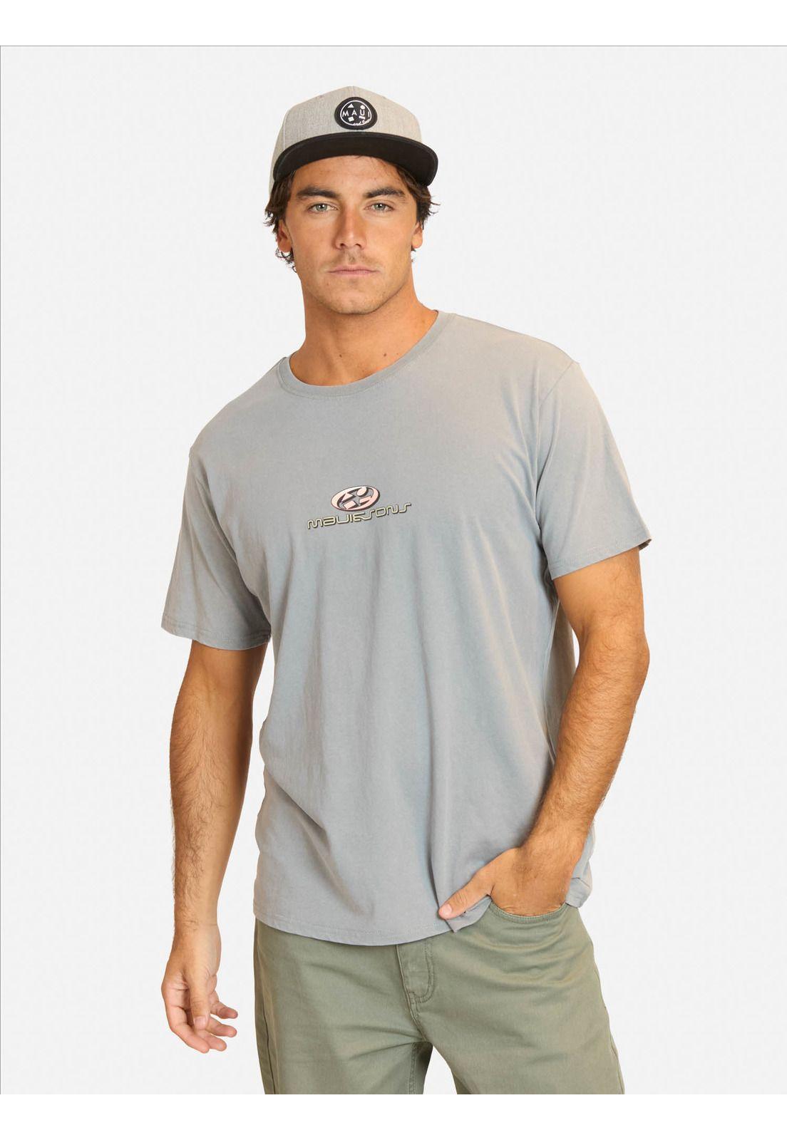 Polera MC Dibor Gris Hombre Maui And Sons-0