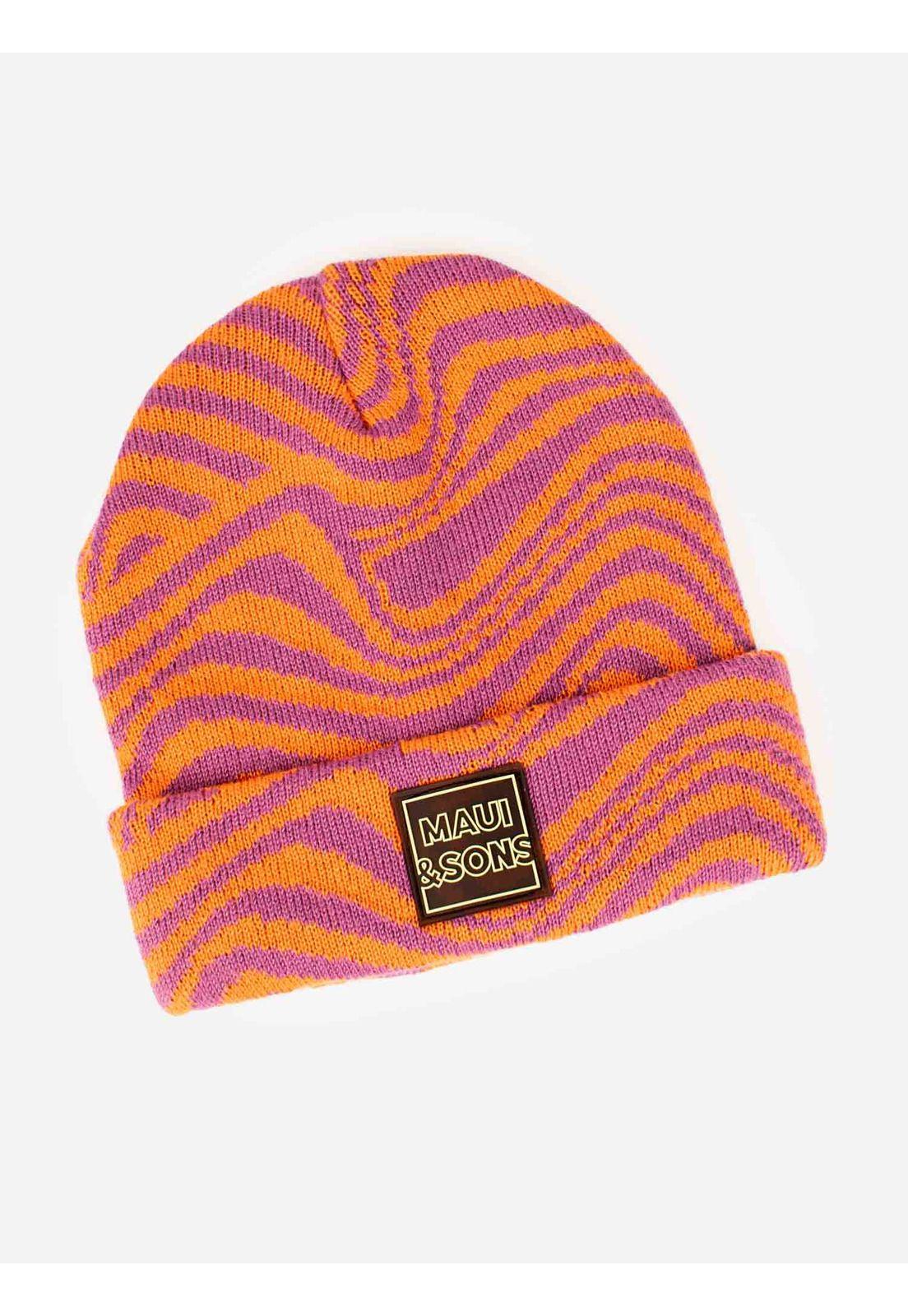 Gorro Space Madness Mujer Naranjo Maui And Sons-0