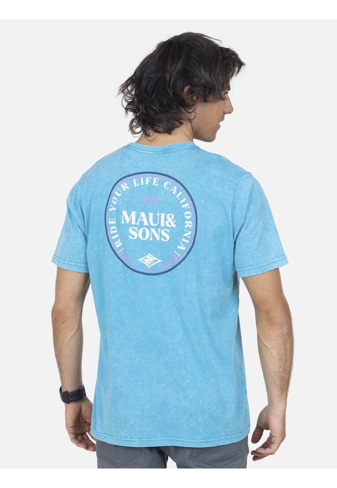 Polera Hombre Celeste 5P1019-MV22 Maui And Sons-1