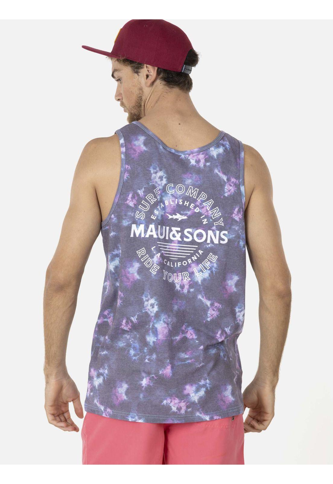 Polera SM ESTABLISHED 1980 TIE DYE Hombre Multicolor Maui and Sons-0