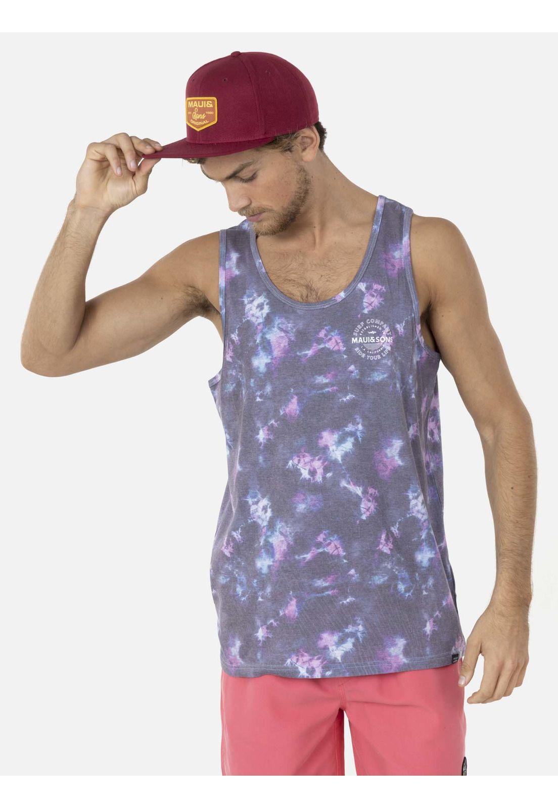 Polera SM ESTABLISHED 1980 TIE DYE Hombre Multicolor Maui and Sons-1