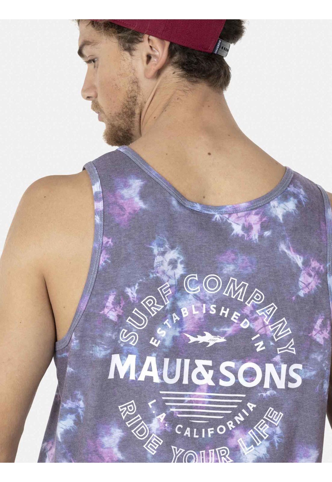 Polera SM ESTABLISHED 1980 TIE DYE Hombre Multicolor Maui and Sons-2