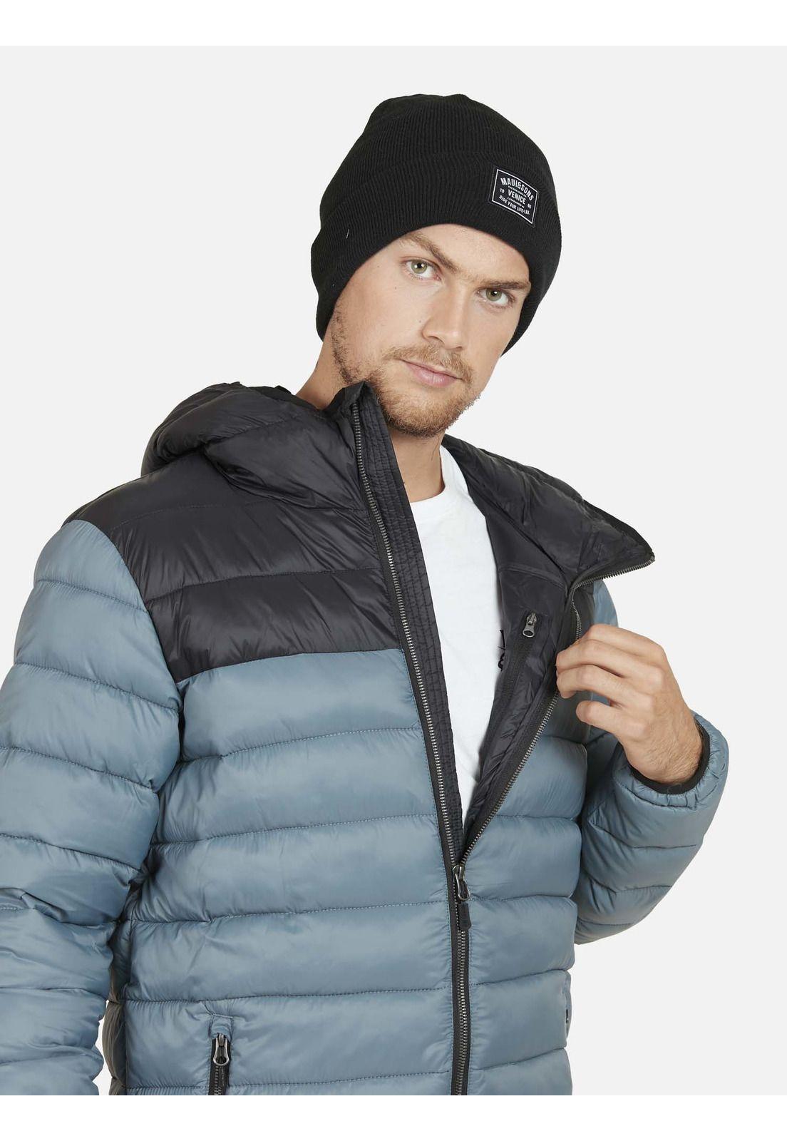 Parka Quilted Hombre Gris Maui and Sons-2