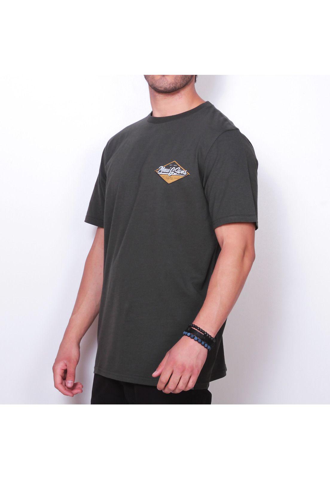 Polera M/C Hombre Verde Maui and Sons 5P120-MI19-0